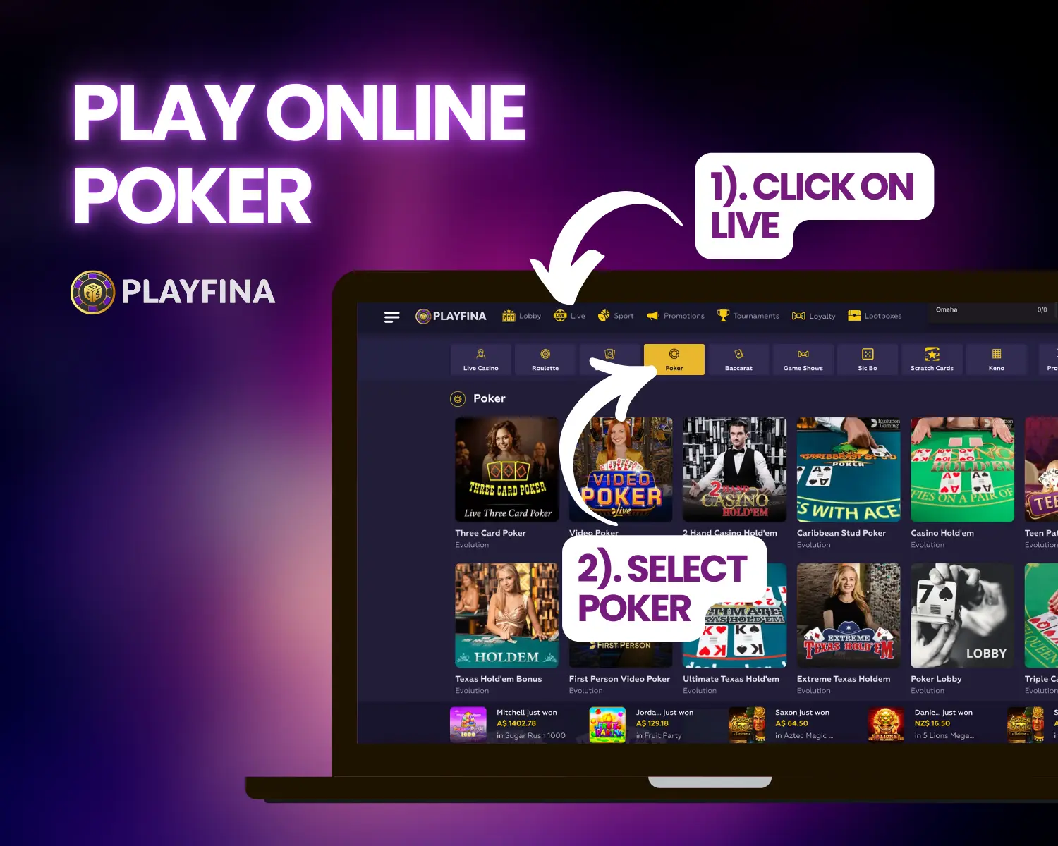 Playfina Casino Play Online Poker