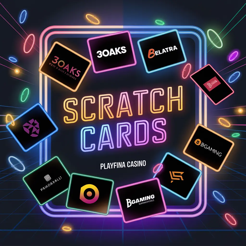 Play scratch card game at Playfina casino