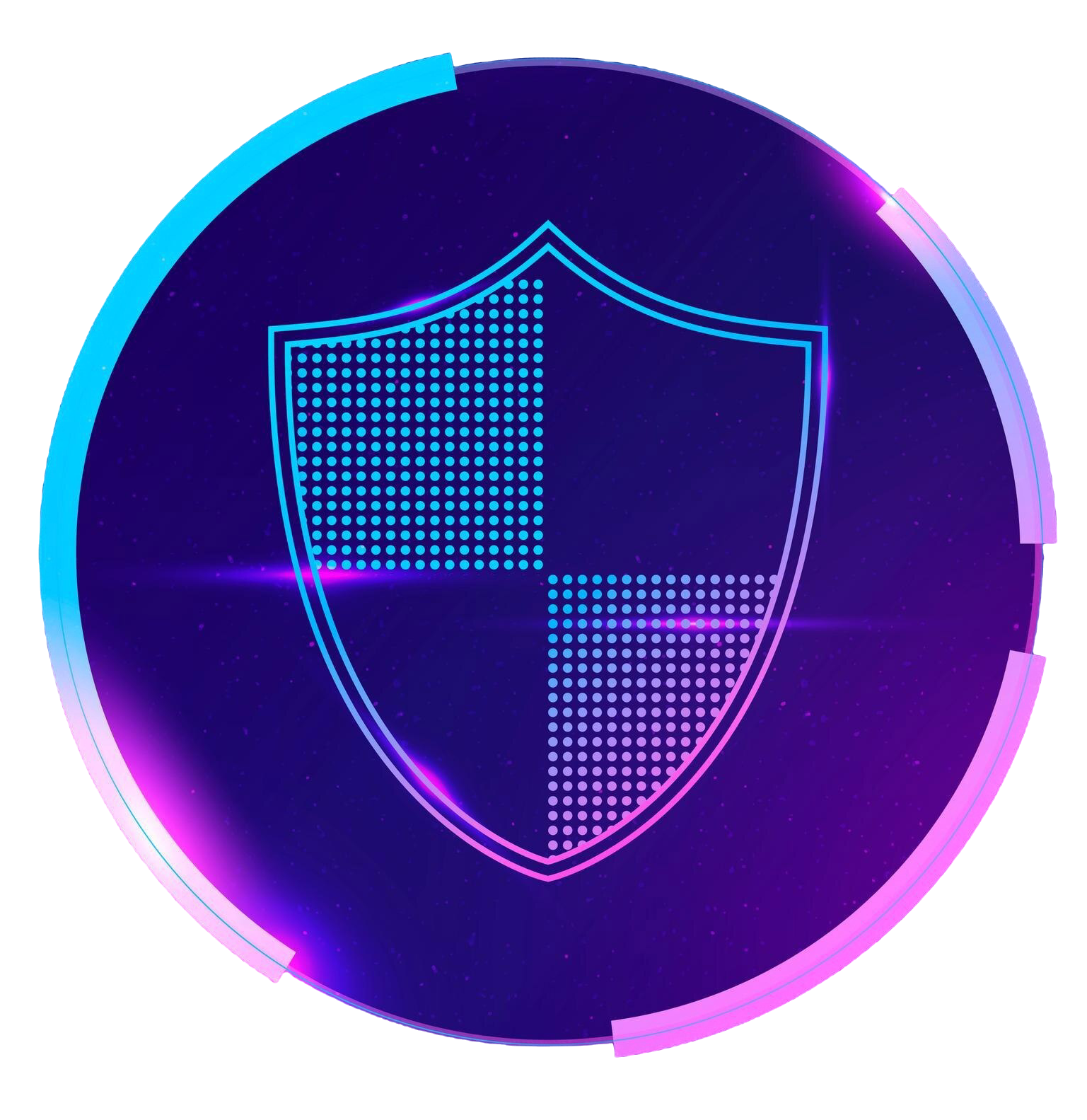 security shield vector cyber security technology